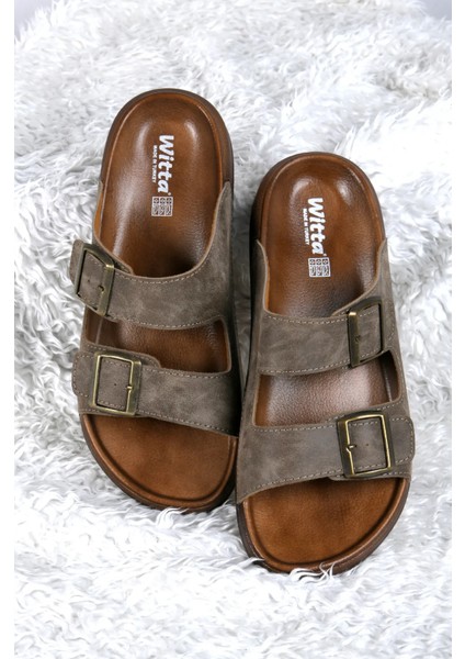 Arizona Ortopedik Terletmez Kaymaz Taban 4 Mevsim Terlik