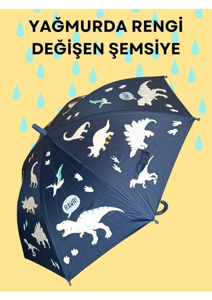 Yağmurda Rengi Değişen Lacivert Erkek Çocuk Şemsiye fiyatları