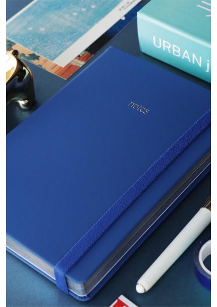 Bujo Defter Vegan Deri , 96 Yaprak, 160 Gr. Beyaz Kağıt ,cepli ,lastikli fırsatları