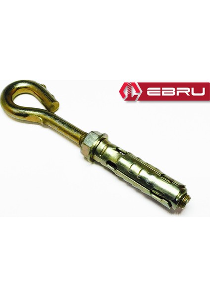 Gömlekli Kancalı Kapalı Çelik Dübel M10 - 50 Adet