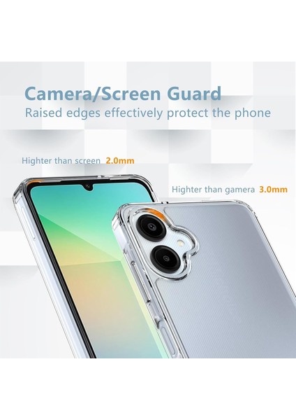 Samsung Galaxy A06 Kılıf Kamera Çıkıntılı Korumalı Renksiz Yumuşak Şeffaf Silikon Kapak indirimleri