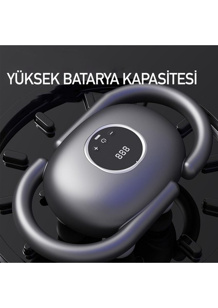 Şarjlı 4 Başlıklı Masaj Aleti Fonksiyonel Masaj Aleti Boyun Masaj Aleti Sırt Masaj Aleti Tüm Vücut Masaj Aleti Şarjlı Masaj Aleti Masaj