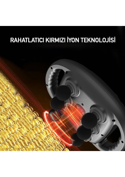 Şarjlı 6 Başlıklı Infrared Hilda Masaj Aleti Fonksiyonel Masaj Aleti Boyun Masaj Aleti Sırt Masaj Aleti Tüm Vücut Masaj Aleti Şarjlı Masaj Aleti Masaj indirimleri