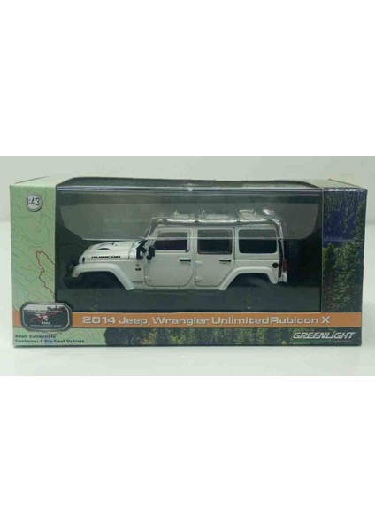 Dianomi Greenlight 1:43 Ölçek 2014 Jeep Wrangler//case Kutulu Küçük Boy Metal Araba