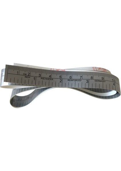 Makine Tabla Üstü Yapışkanlı Mezura 1 Metre