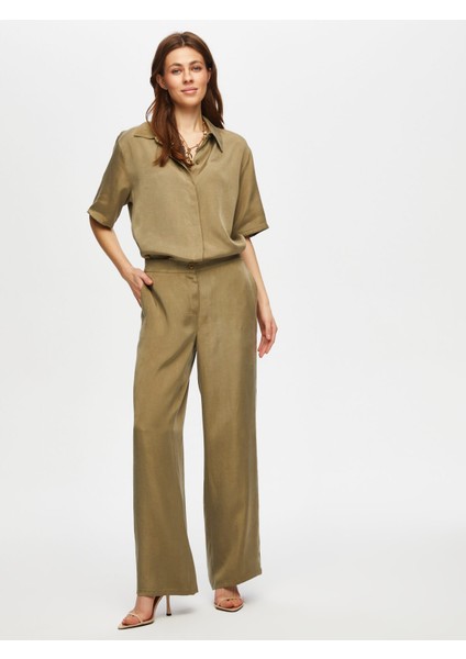 Straight Fıt Tensel Pantolon 023