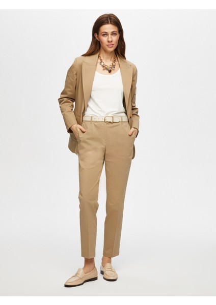 Kargo Cep Detaylı Pamuklu Blazer Ceket 018