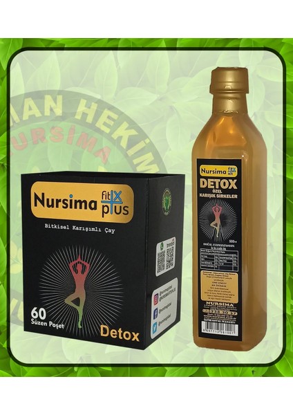 Fit x Nit Sirke + Fit x Plus Çayı Detox Seti