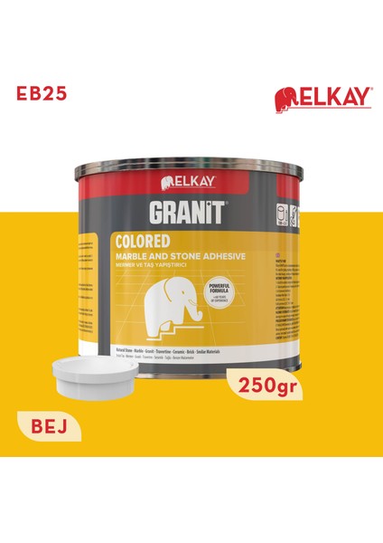 Granit Renkli Bej Mermer ve Taş Yapıştırıcı 250 gr