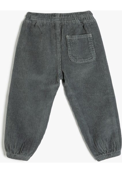 Beli Bağlamalı Pamuklu Fitilli Pantolon fiyatları