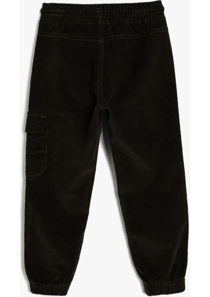 Jogger Pantolon Kargo Cepli Beli Bağlamalı Pamuklu fiyatları