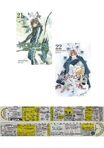 Manga Seti Noragami 21. 22. Ciltler (Matematik Öğreten Cetvel) - Adachitoka