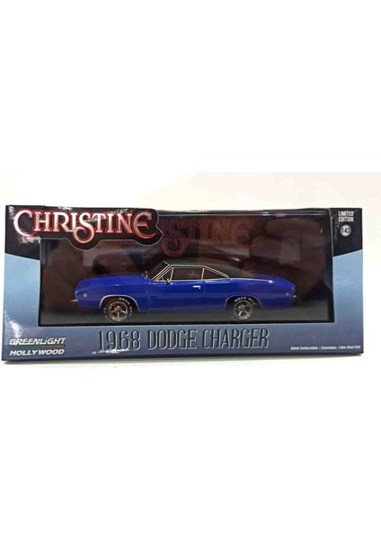 Dianomi Greenlight 1:43 Ölçek 1968 Dodge Charger /// Blue Case Kutulu Küçük Boy Metal Araba indirimleri