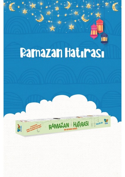 Ramazan Hatırası Dev Boyama Kağıdı