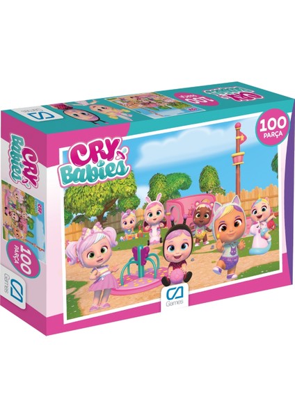 Cry Babies Lisanslı 100 Parça 34X24CM Çocuk Puzzle Yapboz Serisi