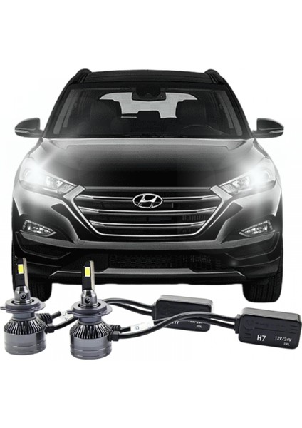 Hyundaı Tucson (2015-2018) LED Kısa Far Ampulü H7 Ultra