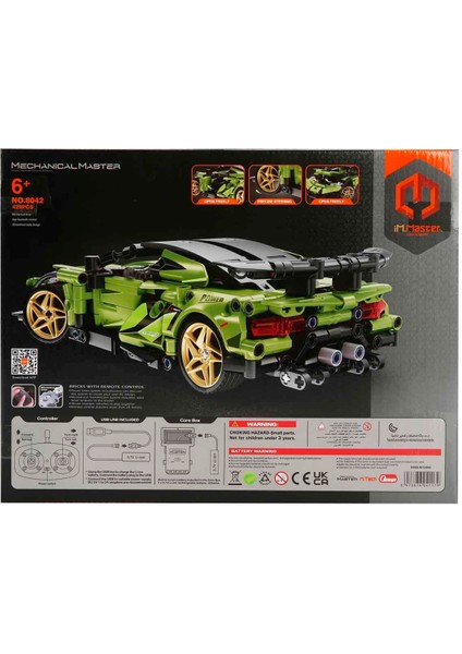 Uzaktan Kumandalı Yeşil Süper Araba 429 Parça fırsatları
