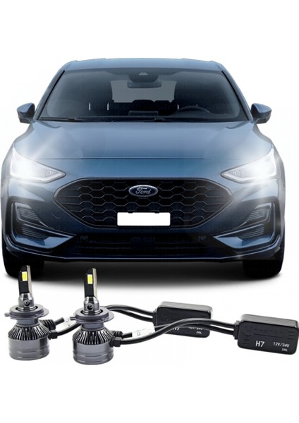 Ford Focus 4 LED Kısa Far Ampulü H7 Ultra