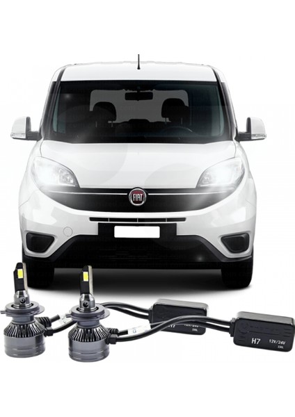 Fıat Doblo 4 LED Xenon Kısa Far Ampulü H7 Ultra
