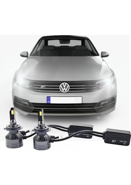 Vw Passat B8 LED Kısa Far Ampulü H7 Ultra