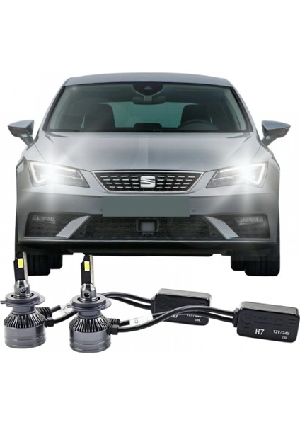 Seat Leon Mk3 LED Kısa Far Ampulü Ultra H7