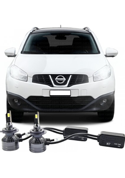 Nıssan Qashqai J10 LED Kısa Far Ampulü Ultra H7