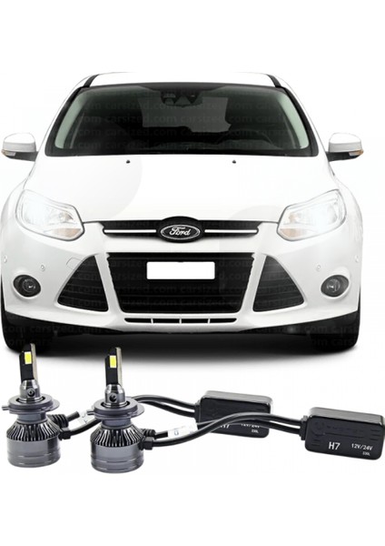 Ford Focus 3 (2012-2015) LED Kısa Far Ampulü H7 Ultra