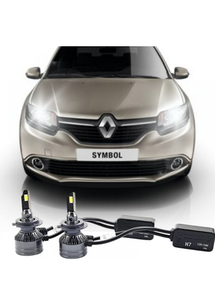 Renault Symbol LED Kısa Far Ampulü Ultra H7