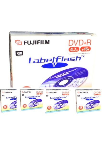 Dvd+R Labelflash 25 Adet 5*5