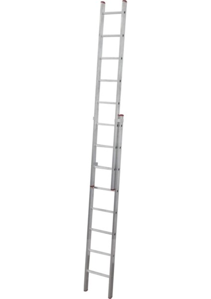 Elmas Serisi - 2 Parça x 2 Metre = 4 Metre Alüminyum Merdiven - Yerli Üretim