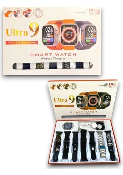 Watch9 7 Kordonlu Akıllı Saat modelleri