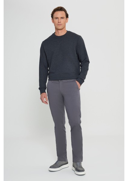 Standart Fit Normal Kesim 2 İplik Recycle Pamuklu Bisiklet Yaka Sweatshirt fiyatları