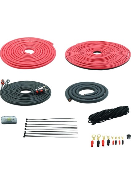 Mb-4kit-Profesyonel-Kaliteli-Kalın-4ga Ofc Bakır Anfi Setkablosu-Tüm Aksesuarları Içindedir