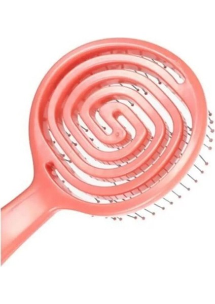Pembe Pro Üç Boyutlu Oval Saç Fırçası 02 + Işıltılı Saç & Vücut Nemlendirici Yağ - 100 ml