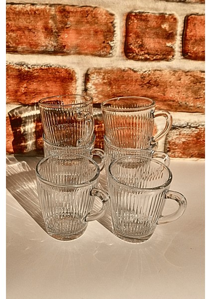 Saplı Su Bardağı - Çay Bardağı - Saplı Cam Bardak- 6 Adet fiyatları