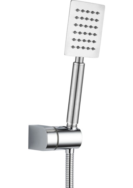 Sart Mat Inox Lüks Mafsallı Duş Seti Üst Takımı