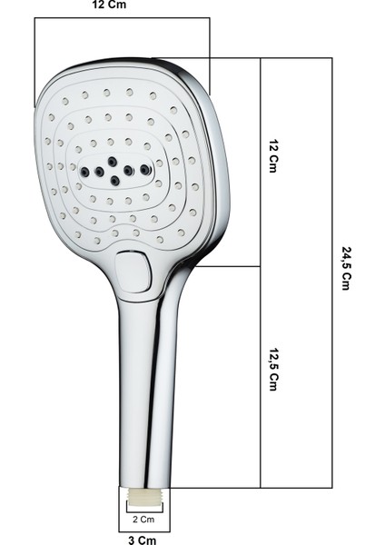 Ayvacık Lüks Mafsallı Duş Seti Üst Takımı fırsatları