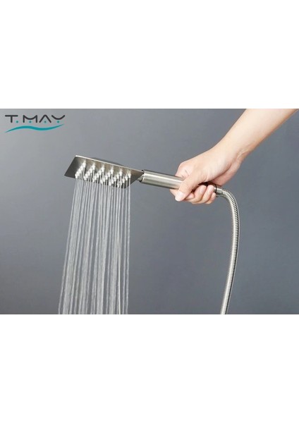 Sart Mat Inox Eko Mafsallı Duş Seti Üst Takımı fırsatları