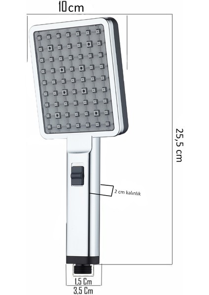 Sümbül Lüks Mafsallı Duş Seti Üst Takımı modelleri