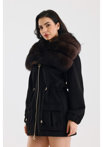 Kaşe Parka Çıkma Yakalı modelleri