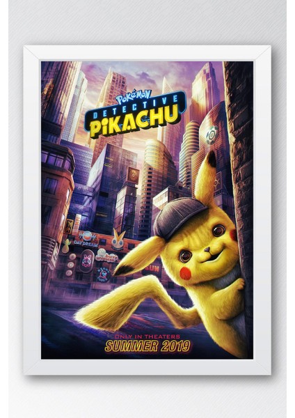 Pokemon Çerçeveli Tablo - Çizgi Film Posteri Tablo