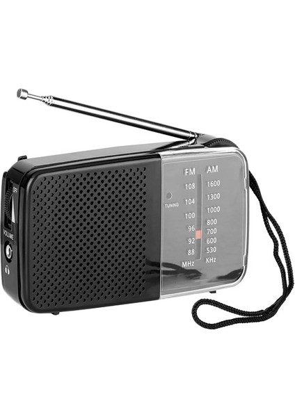 H-263 Taşınabilir Am/fm Radyo Küçük Boy Cep Radyosu Pilli Radyo