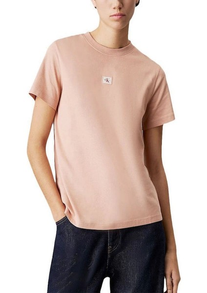 Woven Label Regular Jersey Tee
