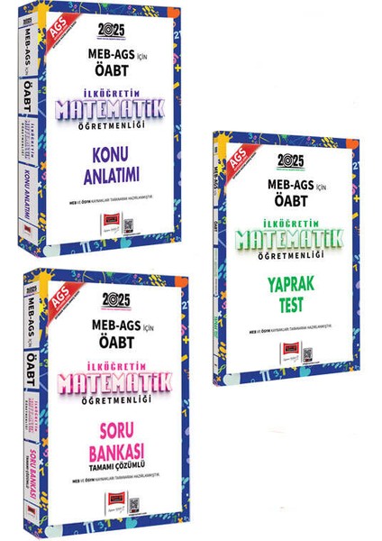 2025 Meb Ags Öabt İlköğretim Matematik Öğretmenliği Konu-Soru-Yaprak Test Seti