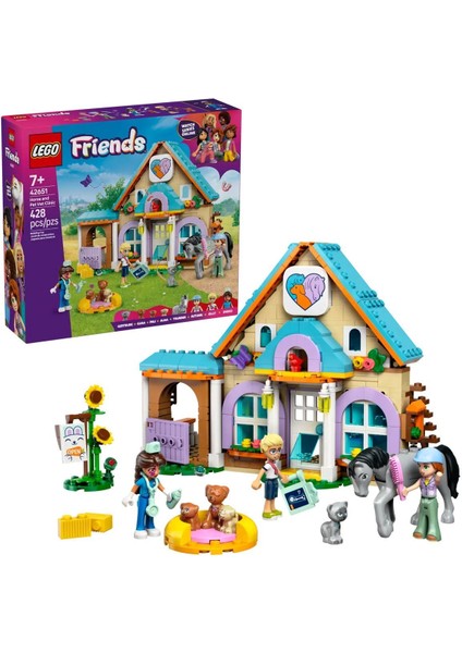 42651 LEGO Friends At ve Evcil Hayvan Veteriner Kliniği 428 Parça +7 Yaş