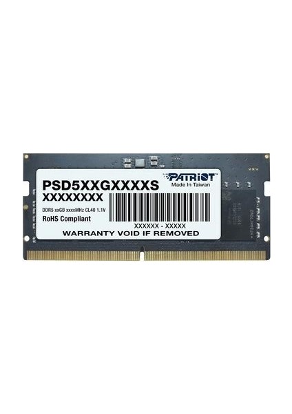 Signature Line 16GB (1X16GB) Ddr5 5600MHZ CL46 Sodımm Gaming Ram (PSD516G560081S)