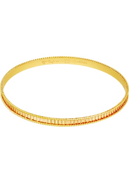 11 gr 22 Ayar Işçiliksiz Kesme Mira Bilezik