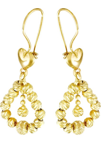22 Ayar Altın Küpe T072836