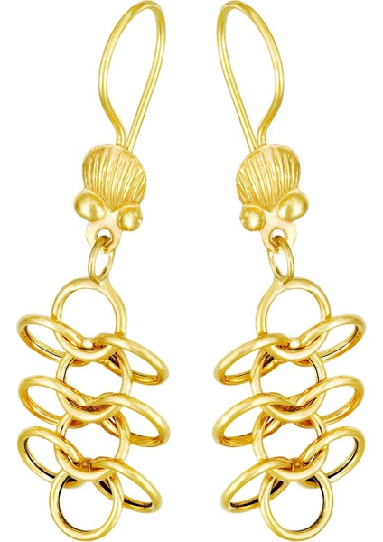 22 Ayar Altın Küpe T068197