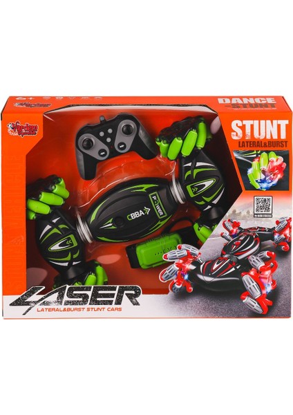 RQ3034-1 Kumandalı Bilekten Kontrol Işıklı Müzikli Stunt Araba -Vardem Oyuncak